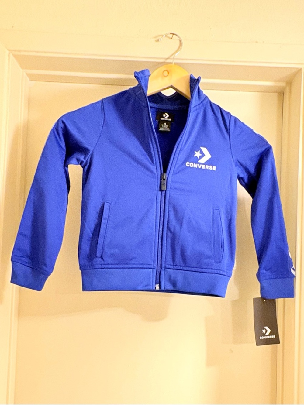Converse Kids Royal Blue Zip-Up Hoodie